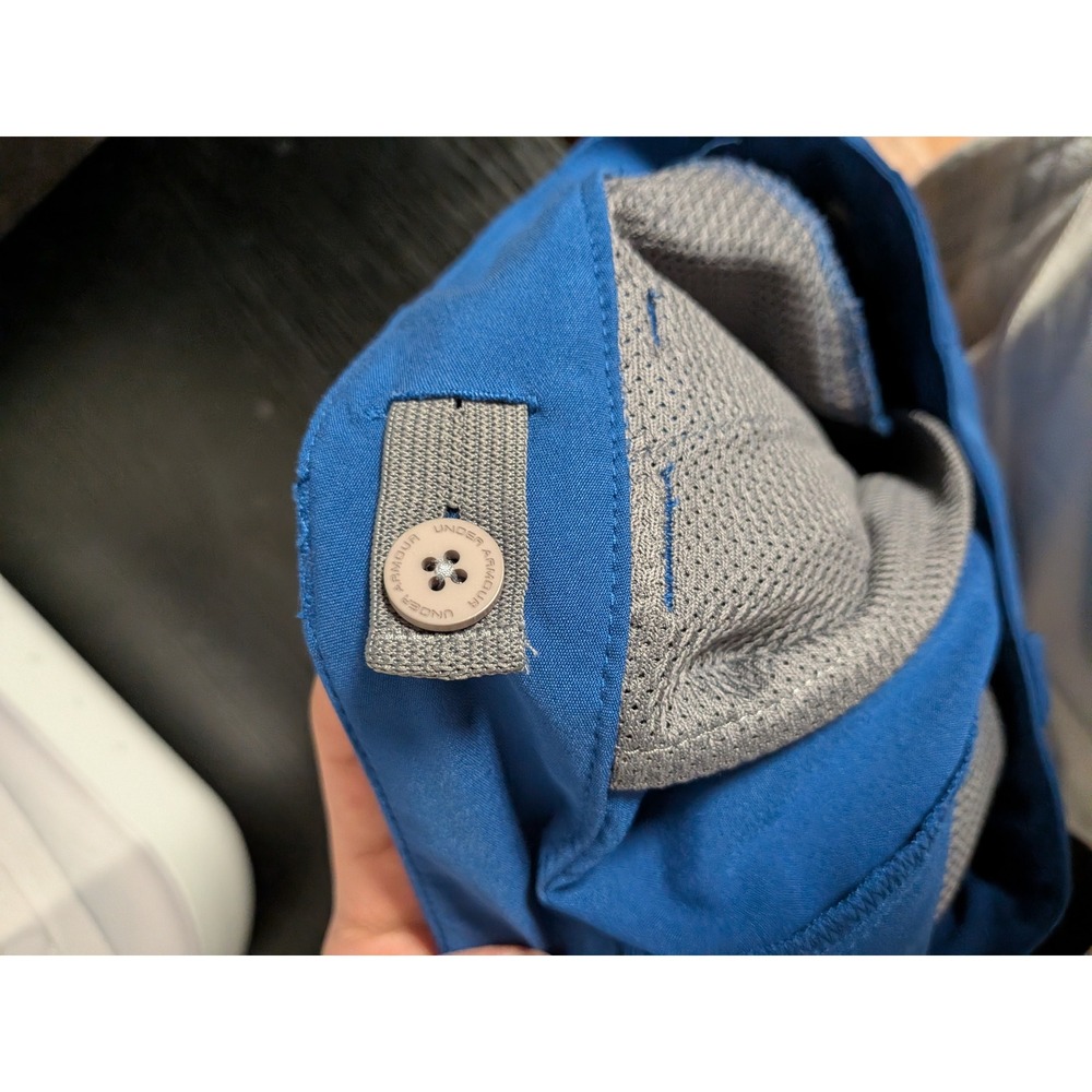 Under Armour Kids Blue Golf Shorts Adjustable Waist Youth Medium YMD JM M Loose - Picture 7 of 13